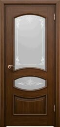 Flush door glass design