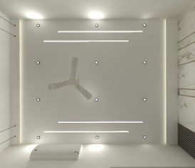 20 POP false ceiling design for bedroom with fan in 2025