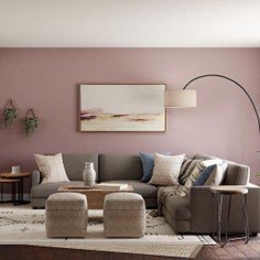 Pink colour combination for walls, to refresh your home's interiors