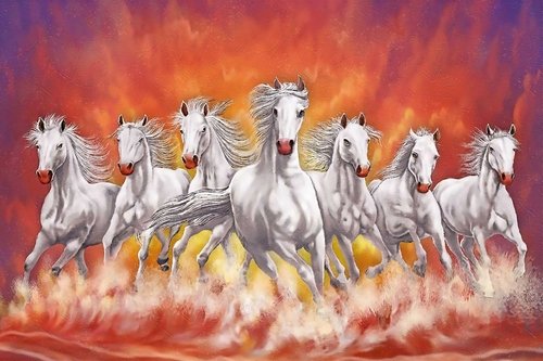 7 horses painting Vastu: Direction and tips for its placement in home