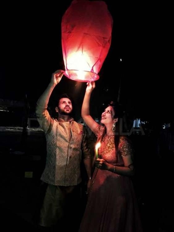 Love-filled pictures from Tejasswi Prakash and Karan Kundrra's Diwali  celebrations go viral | Photogallery - ETimes