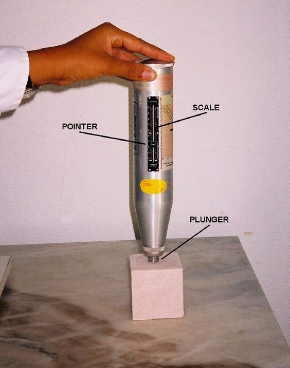 Rebound hammer test: Procedure, results and applications