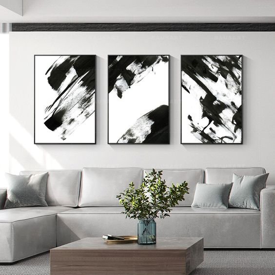 Wall art for living room designs for people who love hosting 3