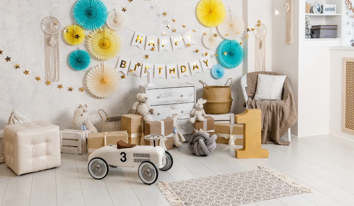 First Birthday Decorations Under $20 - Happily Inspired