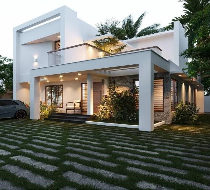 Single Floor House Design 3 Bedroom