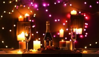 Candle light dinner ideas at home