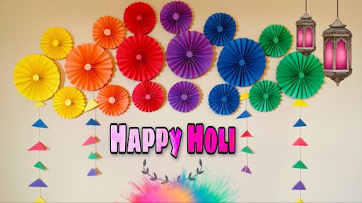 Holi decoration ideas