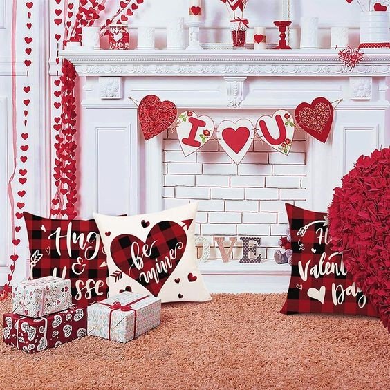 Valentine Hanging Hearts for Valentine Day Decoration - Pack of 36, Valentines Day Decor, Valentines Day Decorations for the Home, Valentine  Tree Decorations
