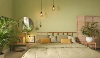 Best green bedroom design ideas in trend
