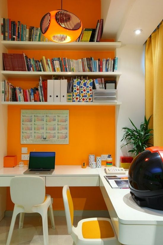 Modern study room design ideas to make looking at walls between study sessions more interesting 2