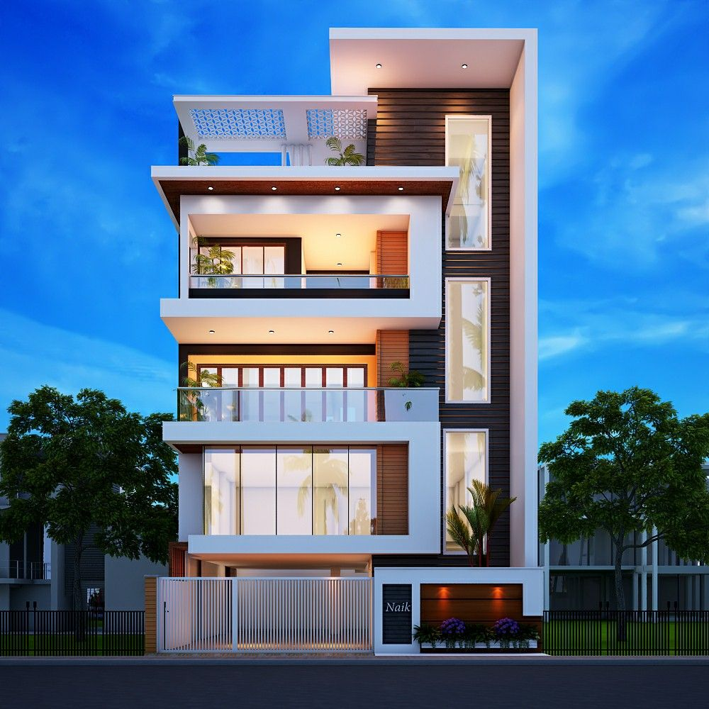Double Floor Normal House Front Elevation Designs & Ideas