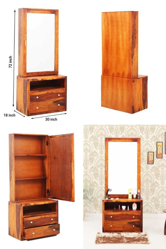 Traditional wooden dressing table designs to add personality to your bedroom 7