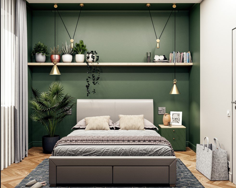 10 Best green bedroom design ideas 1