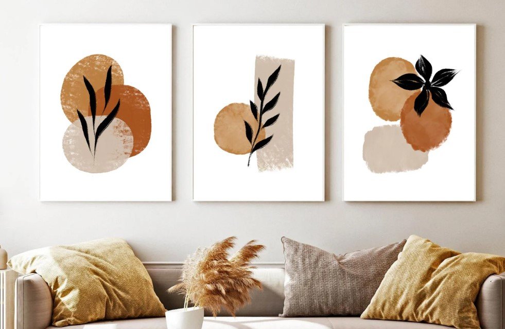 Wall art for living room designs for people who love hosting 4