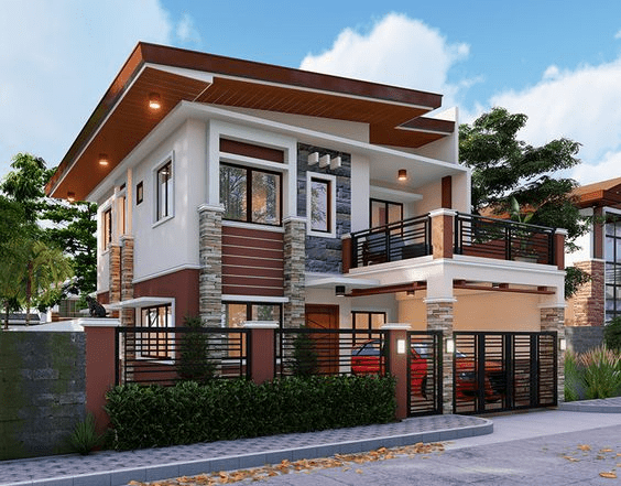 Two storey modern house design ideas you must be aware of 7