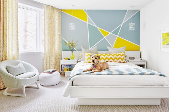 Bedroom wall stencil design ideas to transform your bedroom’s decor 6