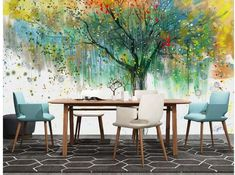 Tree wall painting ideas to inspire your next renovation project 5