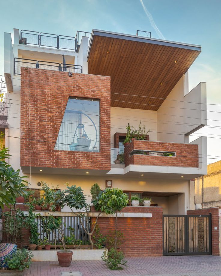 Front elevation design for 2-floor house: Design trends in 2023