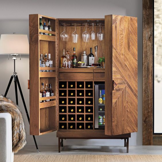 Home bar ideas to entertain your guests 8