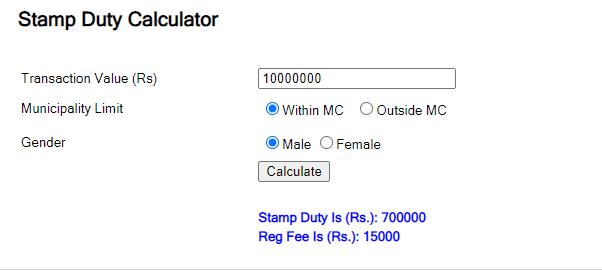 Stamp 2024 duty calc