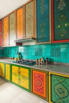 Kitchen colour combination