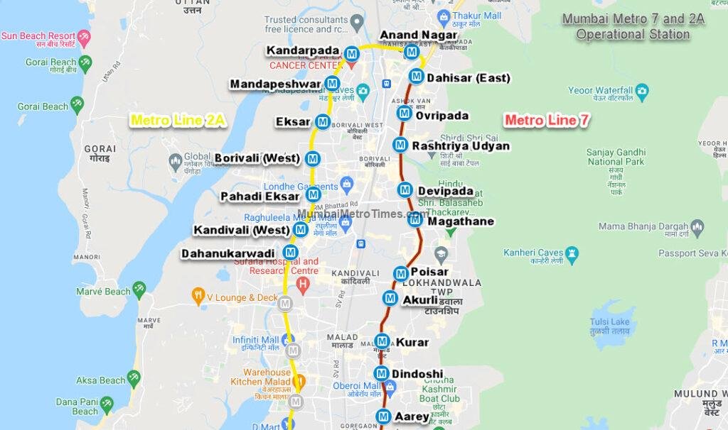 Mumbai Metro Lines 2A and 7