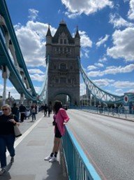 Tower Bridge: Grade I listed, neo-Gothic designed bridge in London