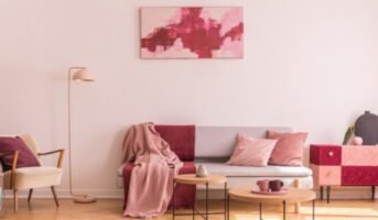 Baby pink colour-combination ideas for home décor