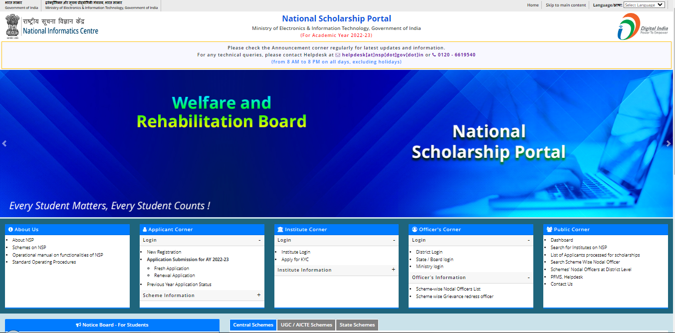 Central Sector Scholarship: Requirements, amount, key documents, application, and renewal 