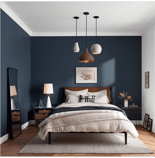 Simple bedroom painting design deals