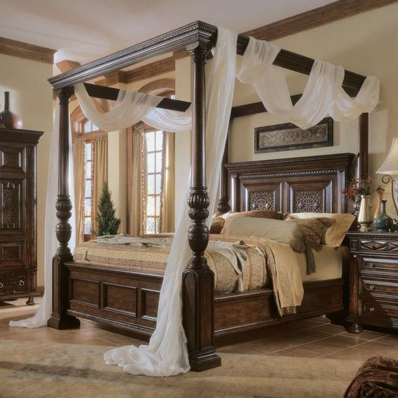 Unique wooden bed design for bedroom in 2023