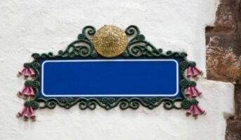LED name plate for home to beautify your entrance