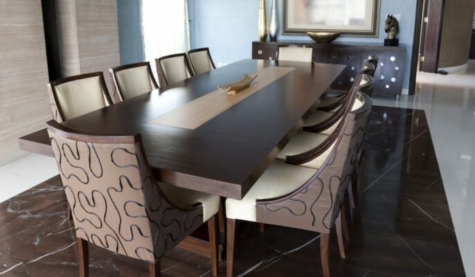 Luxury 12 seater dining table deals