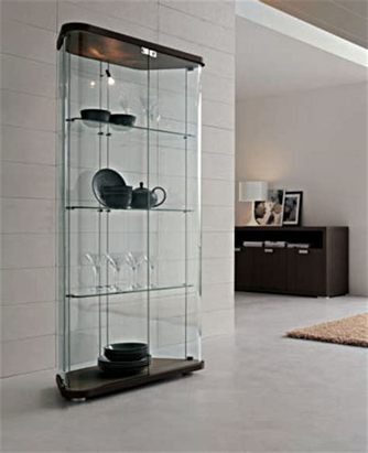 Glass Showcase Designs For Living Room