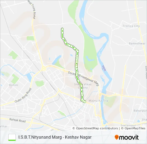 192 bus route Delhi