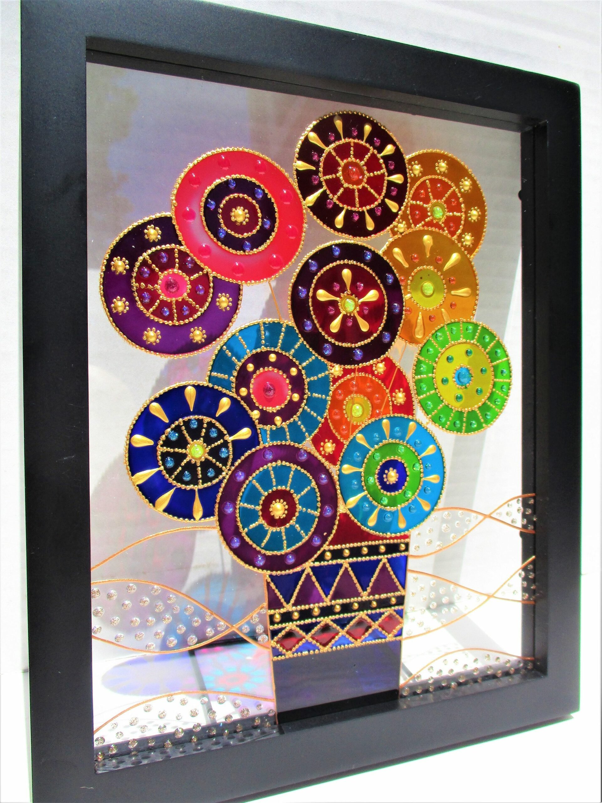 Glass Painting Designs Ideas to Multiply your Home's Charm