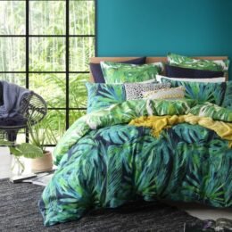 Go tropical with blue and green