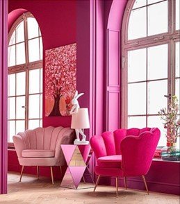Purple Two-Color Combination for Bedroom Walls in 2023