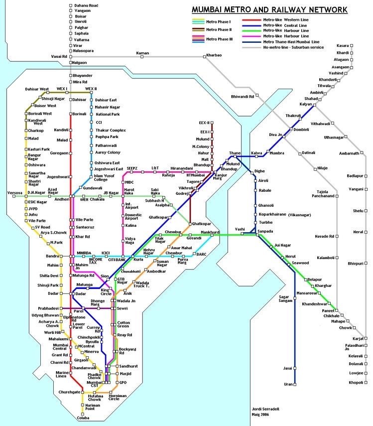 रेड लाइन मेट्रो रूट मुंबई: रूट, स्टेशन और समय