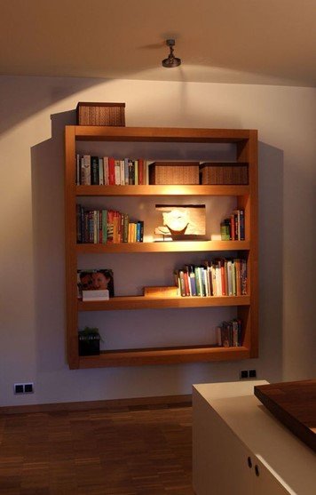 Wall bookshelf designs to maximise space