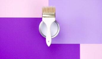 Trendy purple wall paint designs for your home