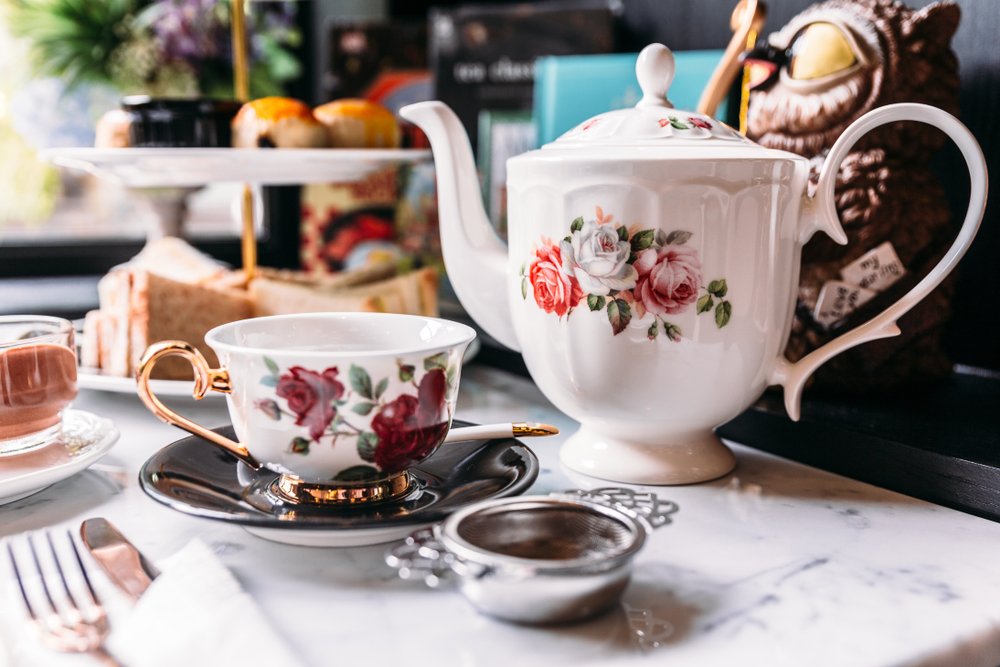 Vintage-inspired tea set for cozy afternoons