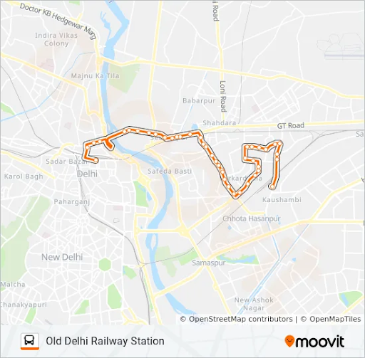 202 Bus Route Delhi 