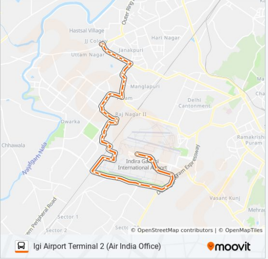 772 bus route Delhi