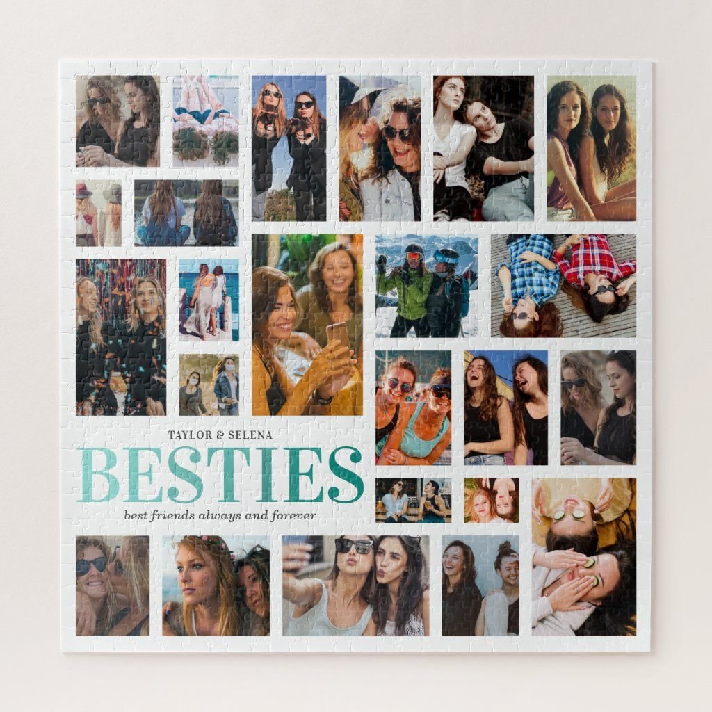 Best Friends Photo Collage, Best Friend Gift, Best Fiends Forever