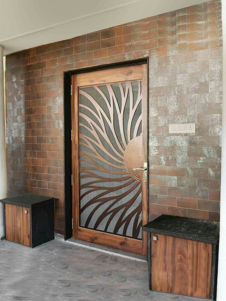 Flush door sunmica designs to give your doors a refreshed appearance
