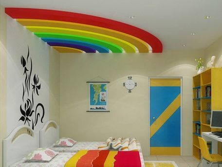 आपके घर के लिए आधुनिक बच्चों के बेडरूम छत डिजाइन विचार