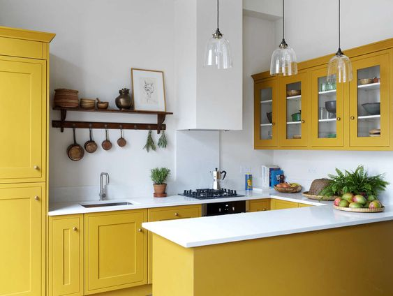 आपल्या स्वयंपाक क्षेत्रासाठी सर्वोत्तम स्वयंपाकघर कॅबिनेट रंग कल्पना