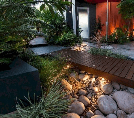 Covered small roof terrace design ideas