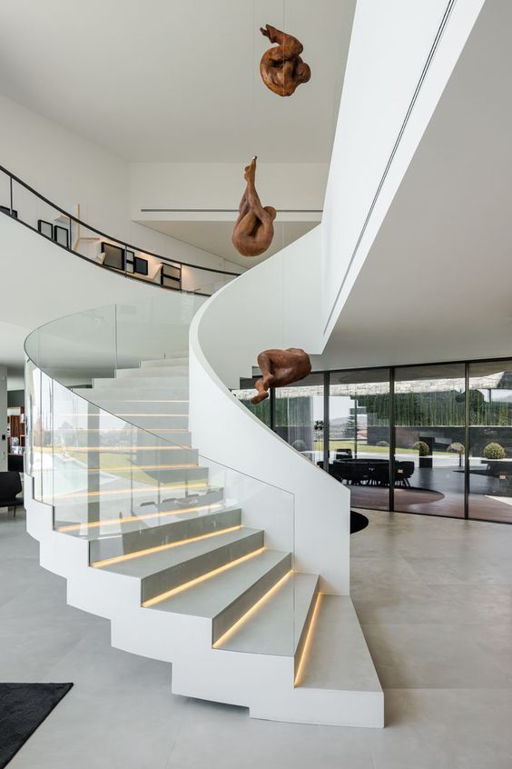 Different types of staircases to take inspiration from